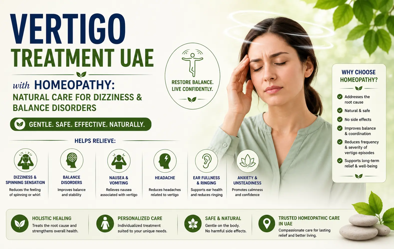 Vertigo Treatment UAE with Homeopathy- Natural Care for Dizziness & Balance Disorders