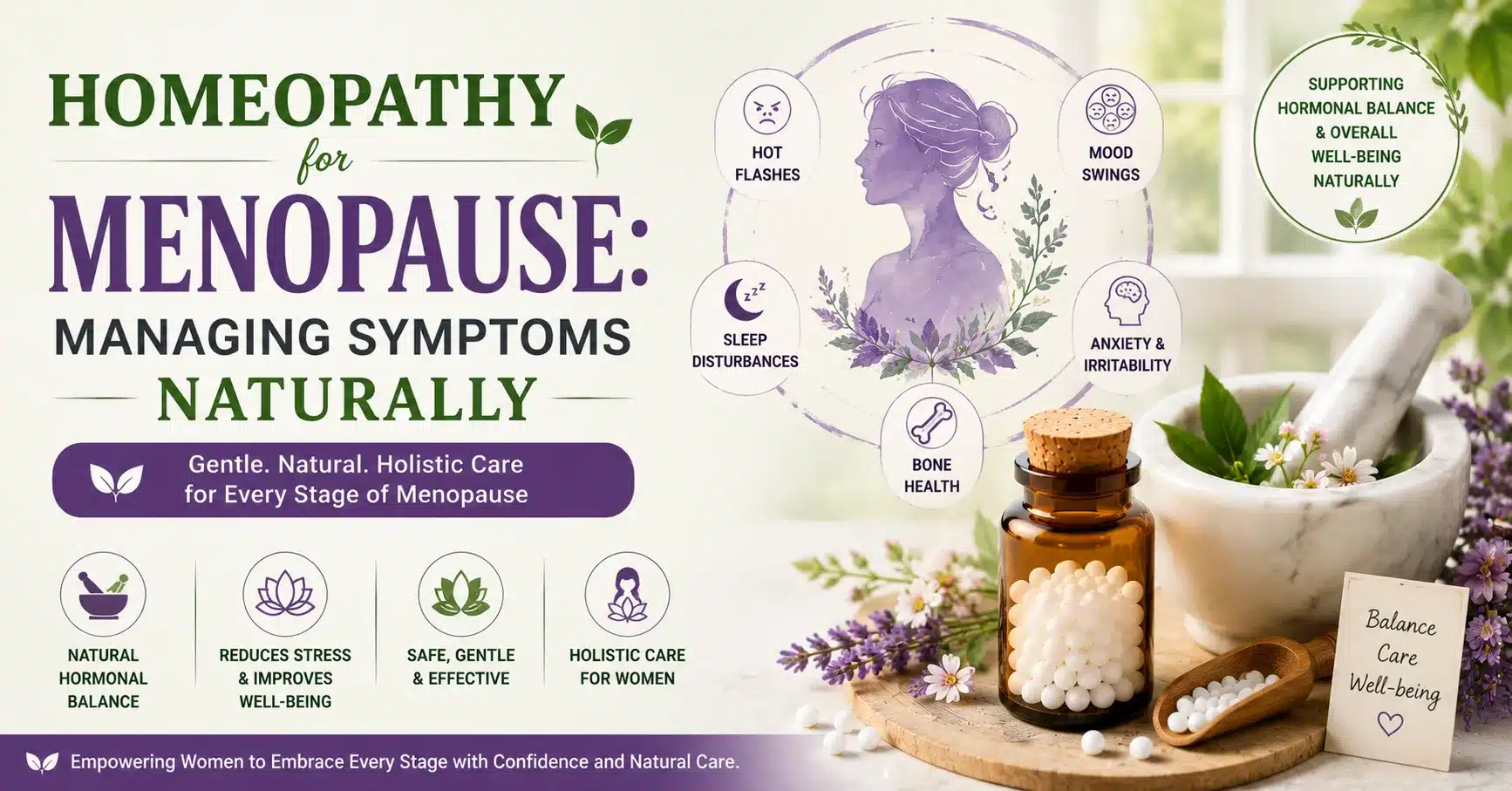 Homeopathy for Menopause- Managing Symptoms Naturally